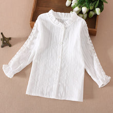 Load image into Gallery viewer, Lace Long Sleeve Children's Shirt