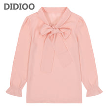 Load image into Gallery viewer, Chiffon Long Sleeve Kids Shirt