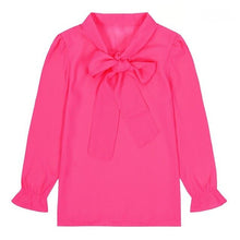 Load image into Gallery viewer, Chiffon Long Sleeve Kids Shirt