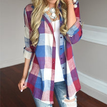 Load image into Gallery viewer, Plaid Long Sleeve Shirt
