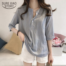 Load image into Gallery viewer, Striped Casual Shirts
