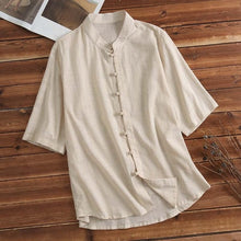 Load image into Gallery viewer, Cotton Embroidery Shirts