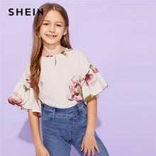 Load image into Gallery viewer, Flower Printed Kids Shirt