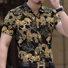 Load image into Gallery viewer, Slim Fit Rose Printed Shirt