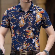 Load image into Gallery viewer, Slim Fit Rose Printed Shirt