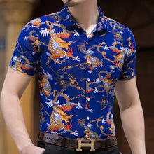 Load image into Gallery viewer, Slim Fit Rose Printed Shirt