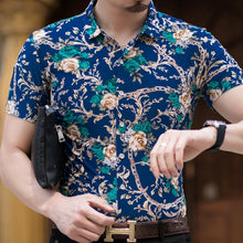 Load image into Gallery viewer, Slim Fit Rose Printed Shirt