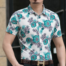 Load image into Gallery viewer, Slim Fit Rose Printed Shirt