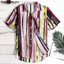 Load image into Gallery viewer, striped collar early shirts