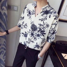 Load image into Gallery viewer, V-Neck Half Sleeve Shirt