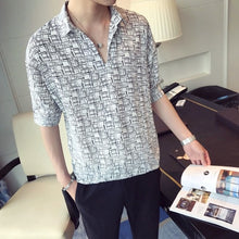 Load image into Gallery viewer, V-Neck Half Sleeve Shirt