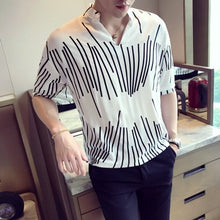Load image into Gallery viewer, V-Neck Half Sleeve Shirt