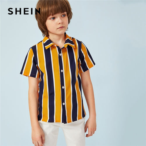 Striped Kids Shirts