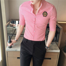 Load image into Gallery viewer, Slim Fit Half Sleeve Shirt