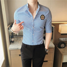Load image into Gallery viewer, Slim Fit Half Sleeve Shirt
