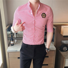 Load image into Gallery viewer, Slim Fit Half Sleeve Shirt