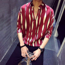 Load image into Gallery viewer, Stylish Design Stripe Shirt
